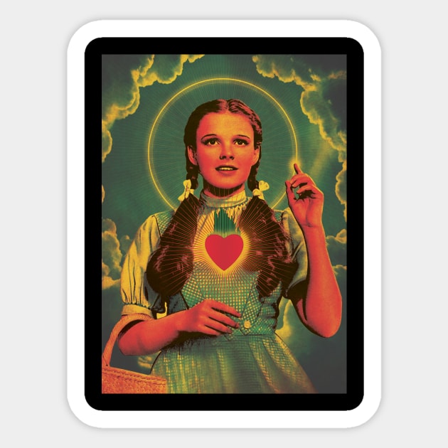 Immaculate Heart of Dorothy Sticker by Woah_Jonny